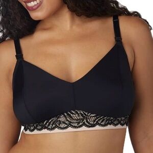 Willow The Luxe Pumping Bra Breastfeeding Bra Lace Trim Large NWT